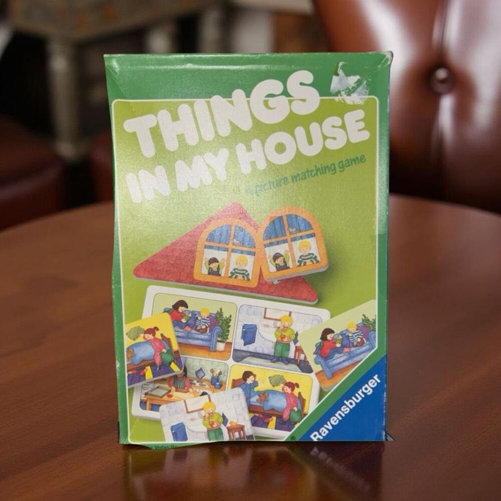 Vintage Things in My House Matching Game Ravensburger COMPLETE